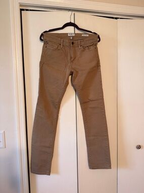 William Rast Tan Straight Leg Pants